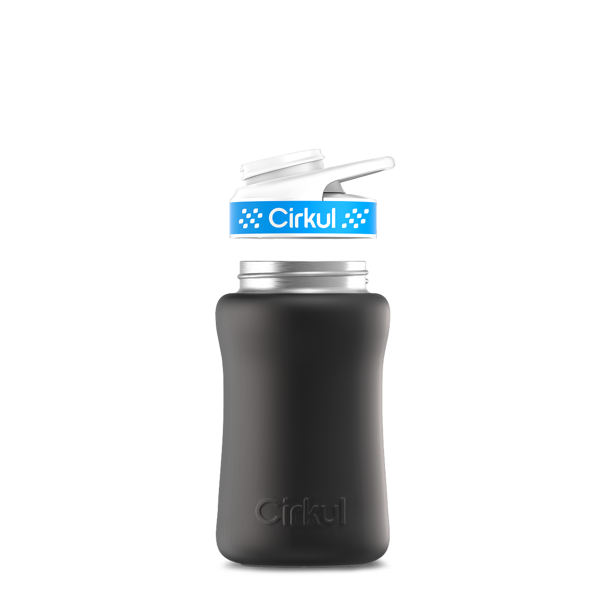 12oz. Stainless Steel Bottle & Comfort Grip Lid O4