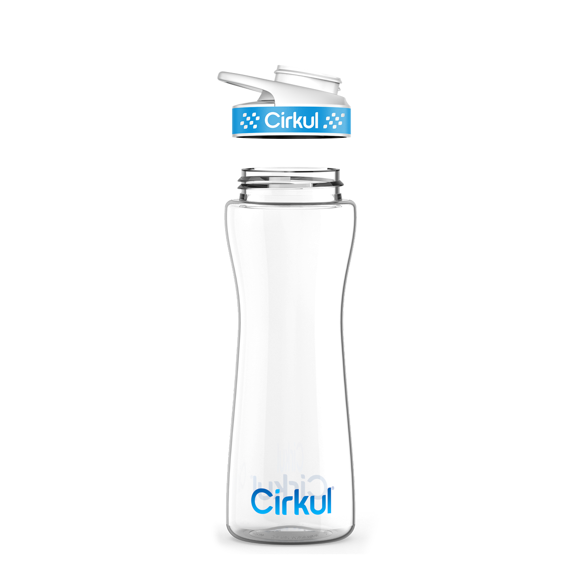 22oz. Plastic Bottle & Comfort Grip Lid P4