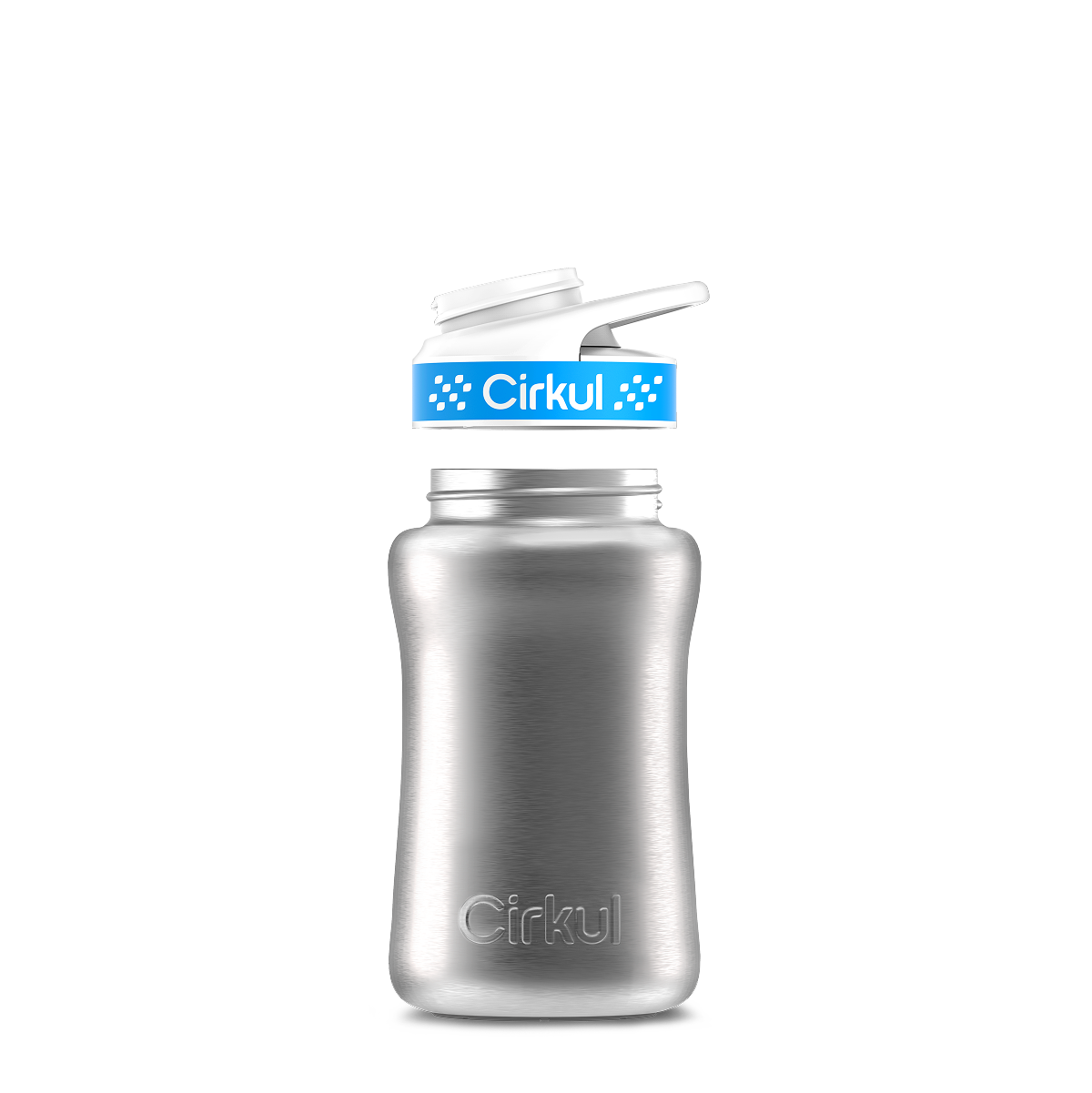 12oz. Stainless Steel Bottle & Comfort Grip Lid O4