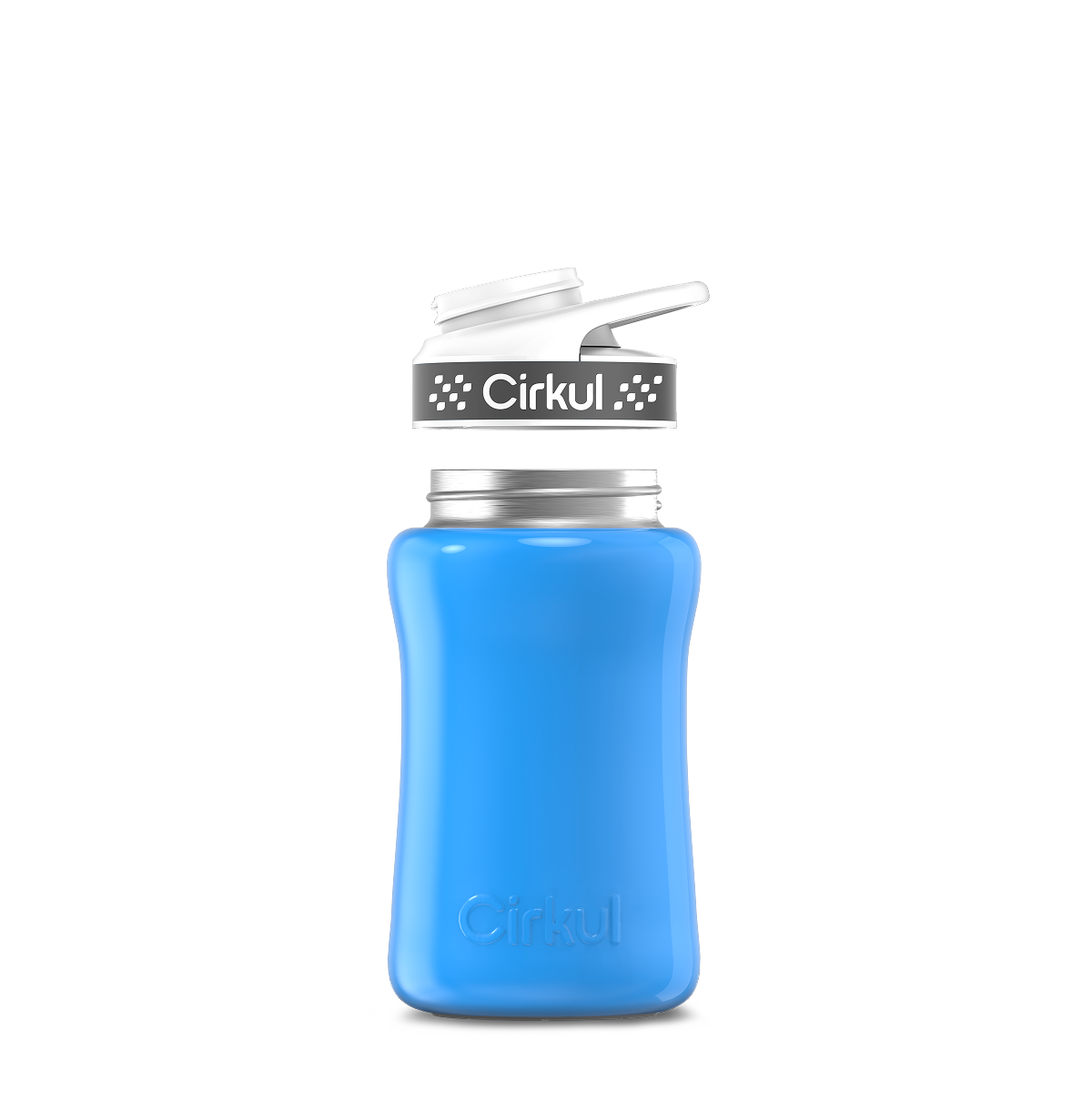 12oz. Stainless Steel Bottle & Comfort Grip Lid O4