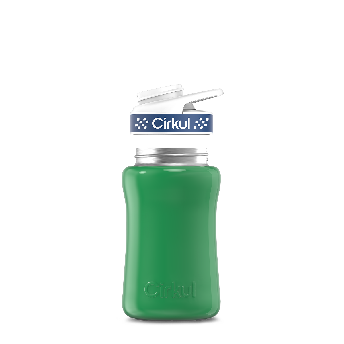 12oz. Stainless Steel Bottle & Comfort Grip Lid U5
