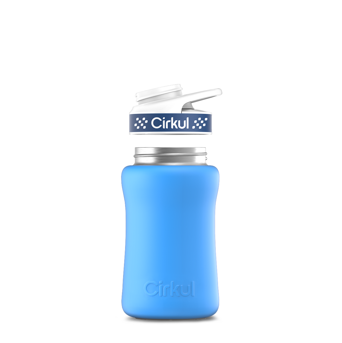 12oz. Stainless Steel Bottle & Comfort Grip Lid U5
