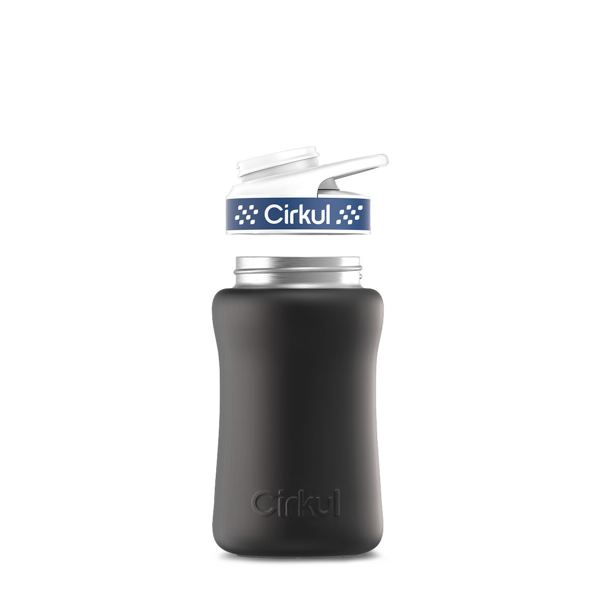 12oz. Stainless Steel Bottle & Comfort Grip Lid U5