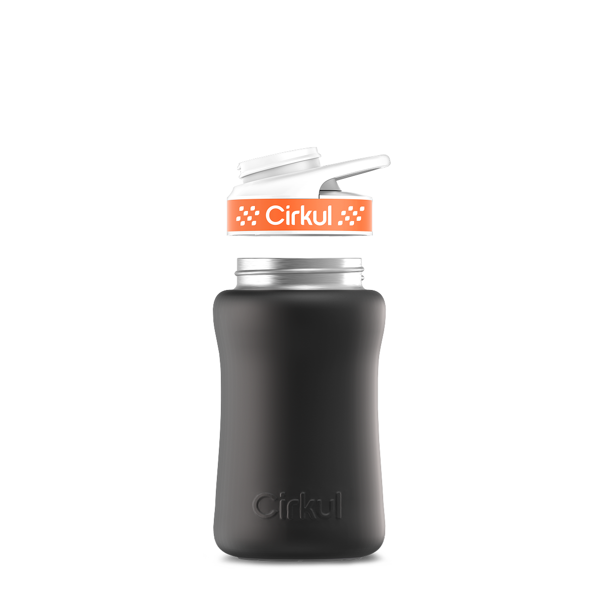12oz. Stainless Steel Bottle & Comfort Grip Lid O4