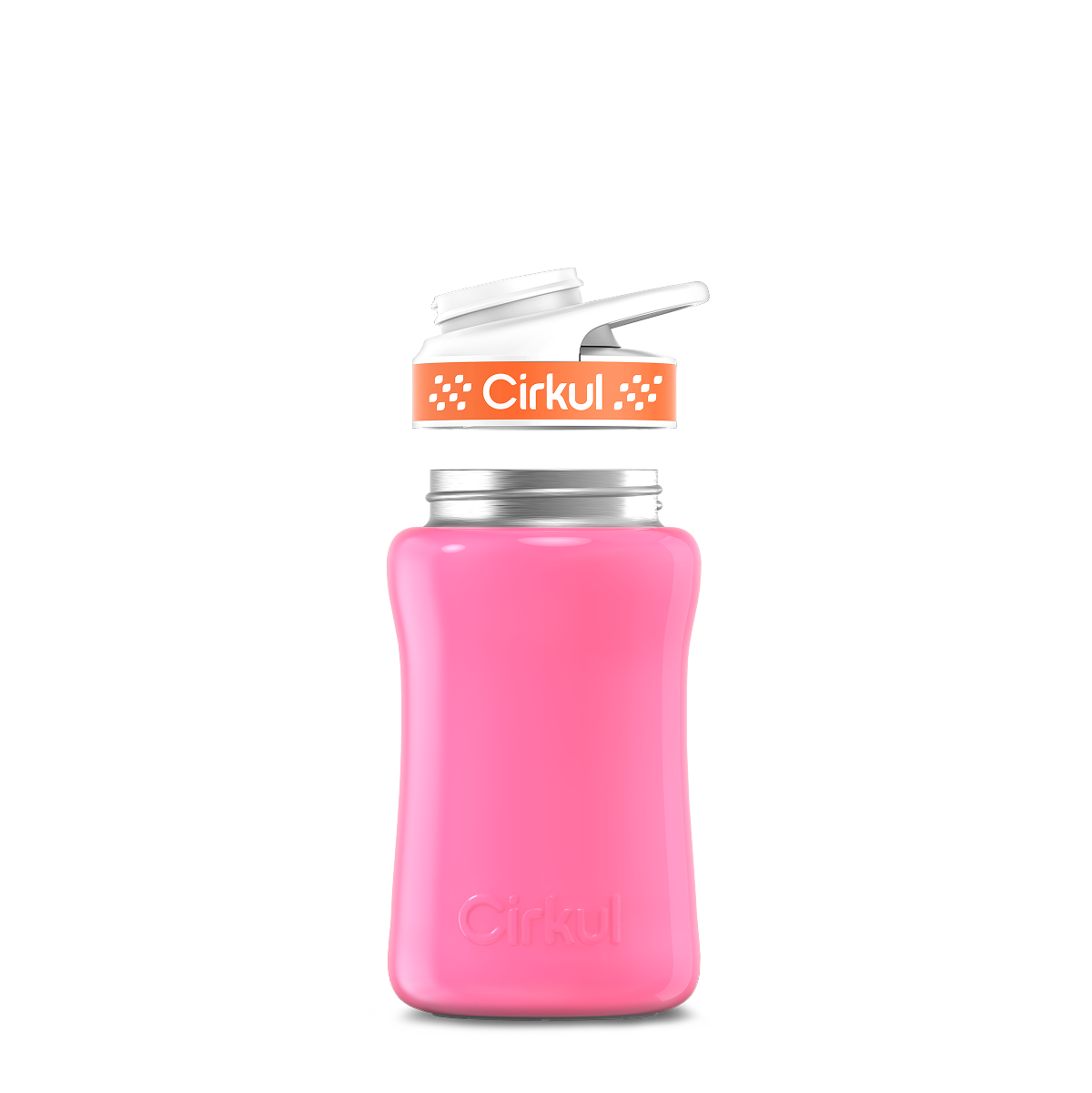 12oz. Stainless Steel Bottle & Comfort Grip Lid U5