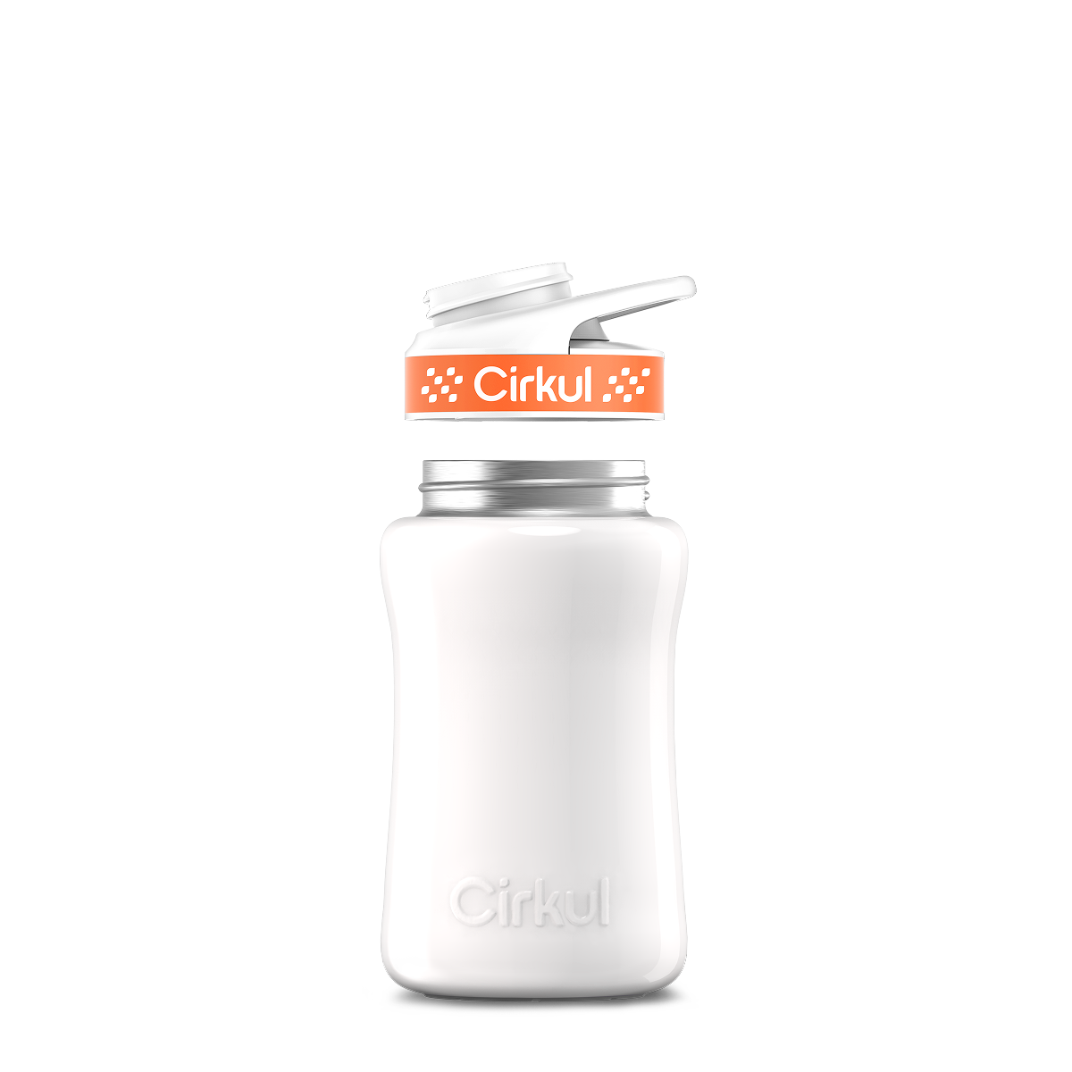 12oz. Stainless Steel Bottle & Comfort Grip Lid O4