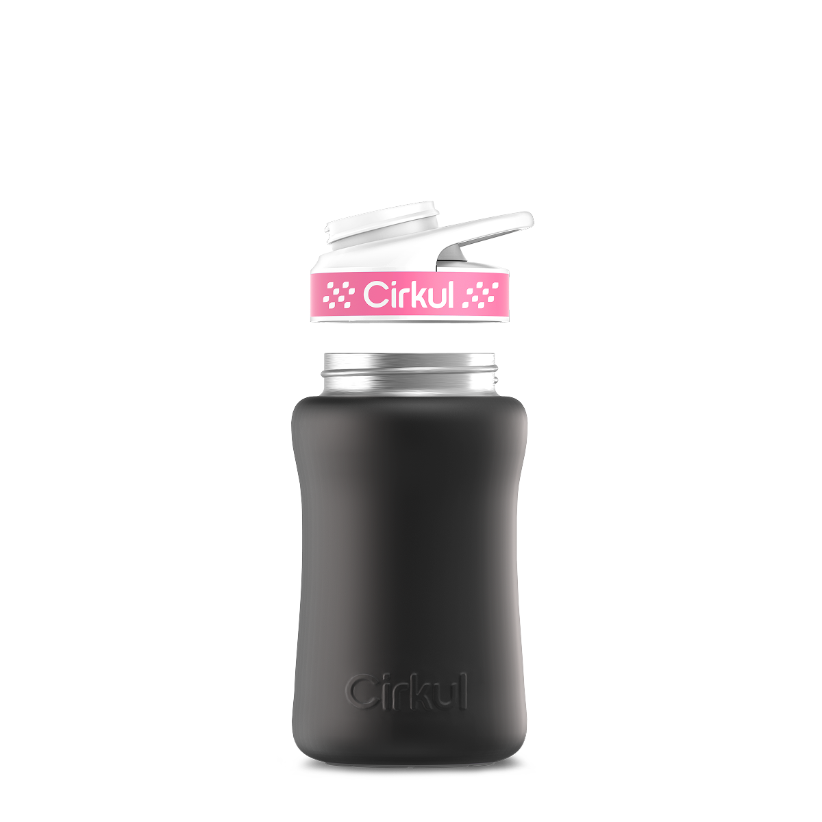 12oz. Stainless Steel Bottle & Comfort Grip Lid O4