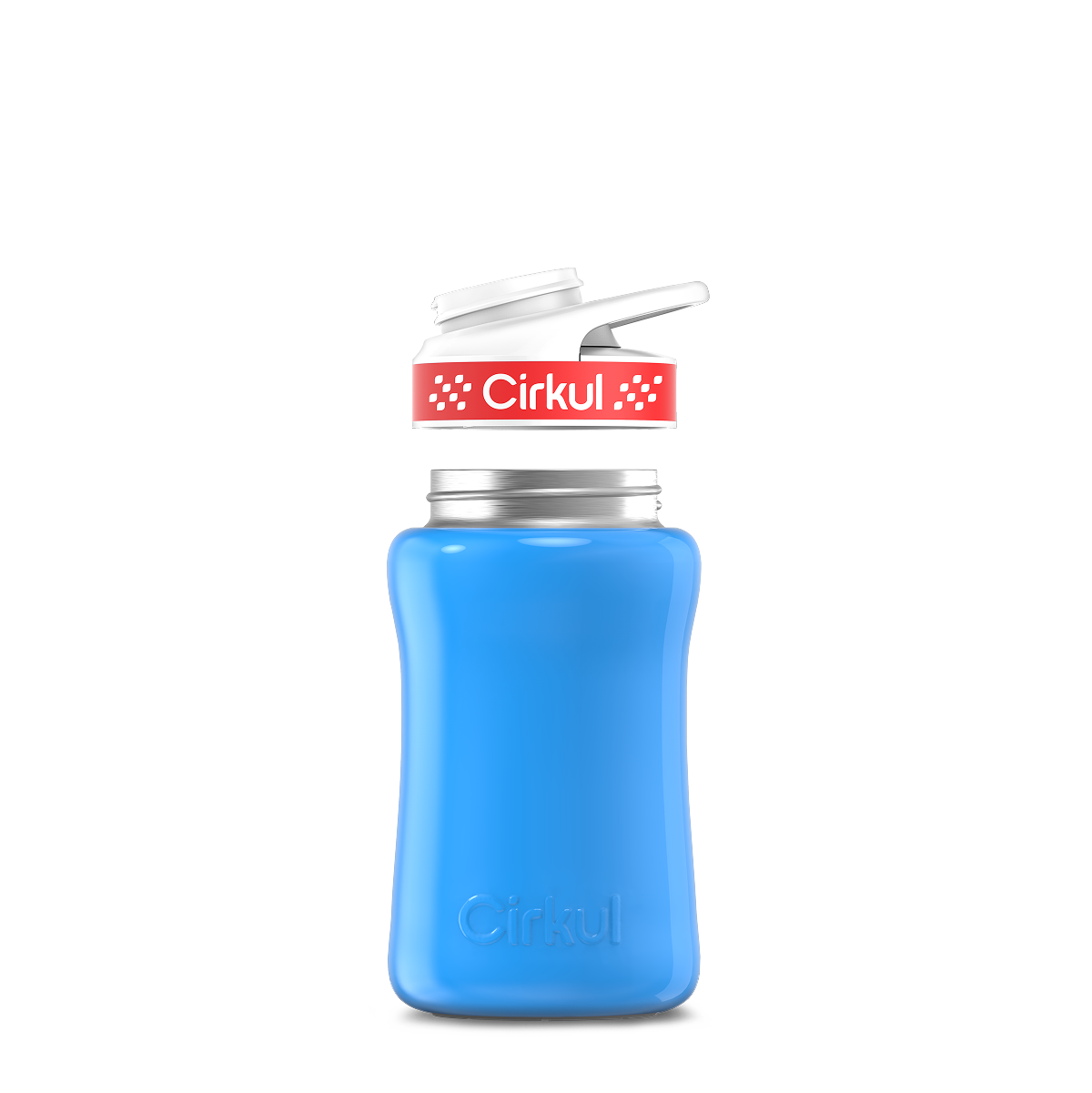 12oz. Stainless Steel Bottle & Comfort Grip Lid O4