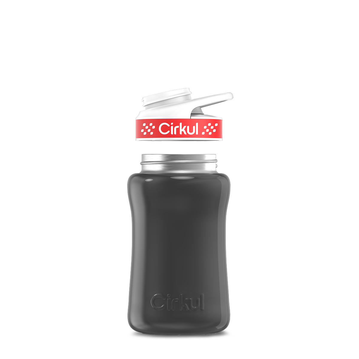 12oz. Stainless Steel Bottle & Comfort Grip Lid O4