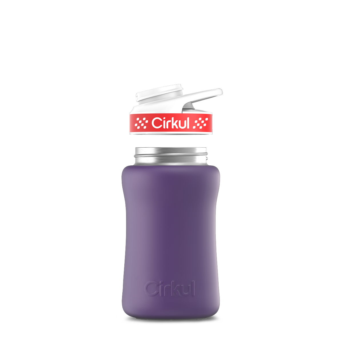 12oz. Stainless Steel Bottle & Comfort Grip Lid U5