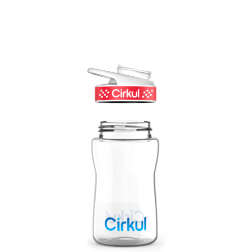 12oz. Plastic Bottle & Comfort Grip Lid I7